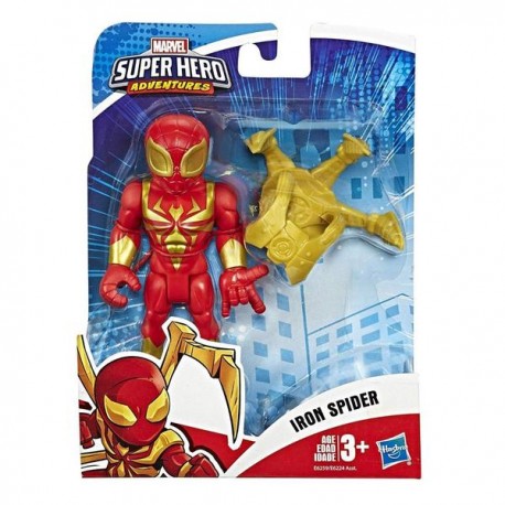 MARVEL FIGURA CON ACCESORIO - IRON SPIDER E6224-JuguetesPlaneta-PREMIUM