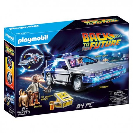 PLAYMOBIL VOLVER AL FUTURO DELOREAN 70317-JuguetesPlaneta-PREMIUM