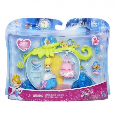 DISNEY PRINCESS MINI ESCENAS MAGICA - CENICIENTA B5344-JuguetesPlaneta-PREMIUM