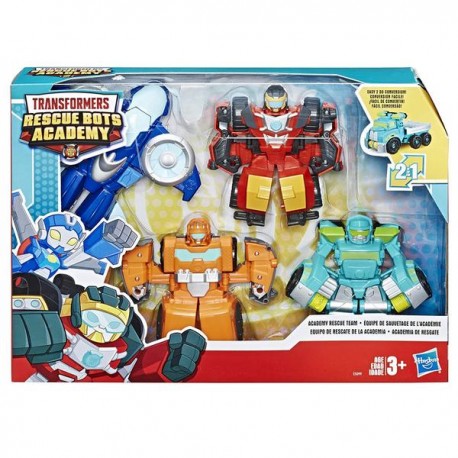 TRANSFORMERS RBT ACADEMY TEAM PACK E5099-JuguetesPlaneta-PREMIUM