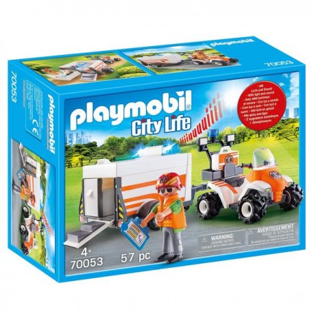 QUAD DE RESCATE CON REMOLQUE 70053-JuguetesPlaneta-PREMIUM