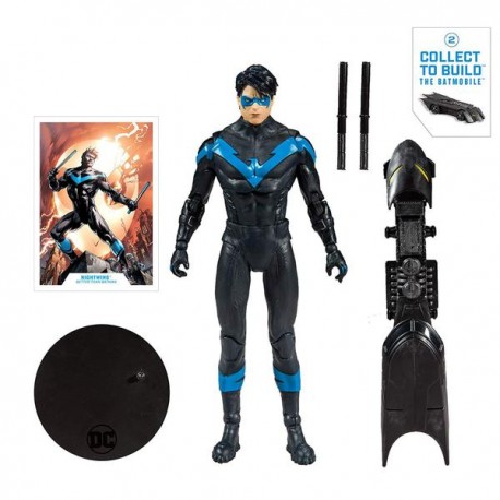 DC MULTIVERSE THE BATMOBILE - NIGHTWING 86026-JuguetesPlaneta-PREMIUM