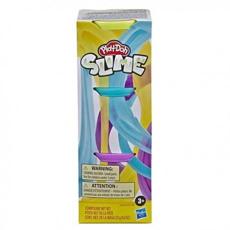 PLAY-DOH SLIME -3 PACK AMARILLO, AZUL Y MORADO E8789-JuguetesPlaneta-PREMIUM