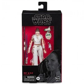STAR WARS E9 BLACK SERIES 6 - REY & D-0 E4071-JuguetesPlaneta-PREMIUM