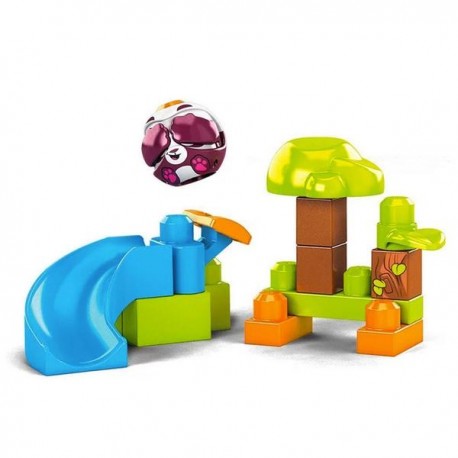 MEGA BLOKS PEEK A BLOCKS RESBALADILLA - TOBOGÁN DE PANDAS GKX66-JuguetesPlaneta-PREMIUM