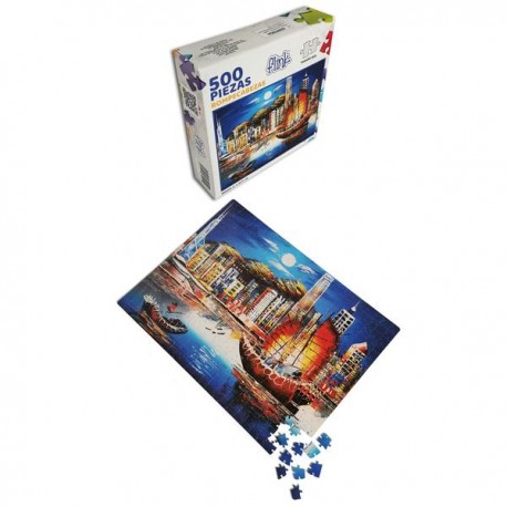 ROMPECABEZAS 500 PZAS BARCO ORIENTAL R500-JuguetesPlaneta-PREMIUM