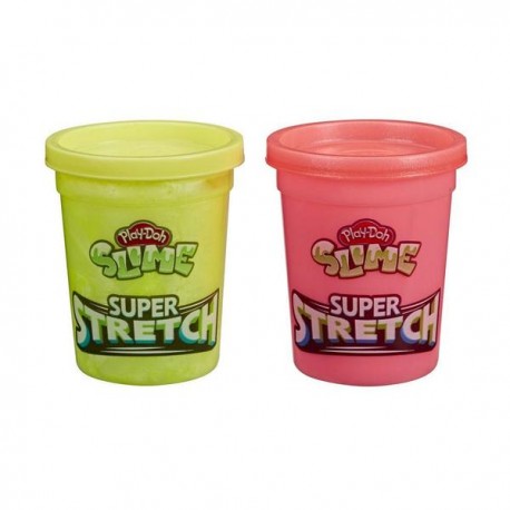 PLAY-DOH STRETCH - ROSA Y AMARILLO E9444-JuguetesPlaneta-PREMIUM