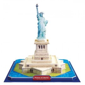 ROMPECABEZAS 3D REAL ESTATUA DE LA LIBERTAD JMLC43-JuguetesPlaneta-PREMIUM