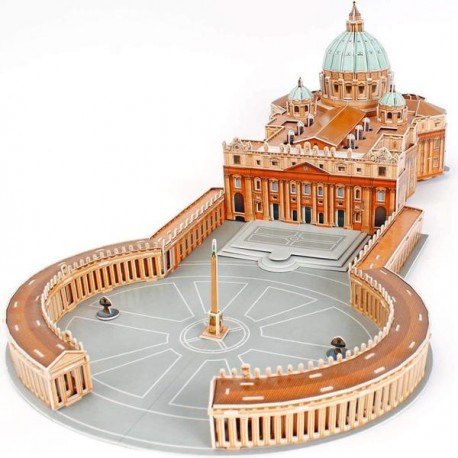 ROMPECABEZAS 3D REAL BASÍLICA DE SAN PEDRO JMLC41-JuguetesPlaneta-PREMIUM