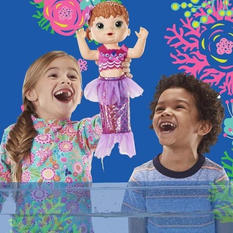 BABY ALIVE SIRENA BEBÉ PELIRROJA E4410-JuguetesPlaneta-PREMIUM