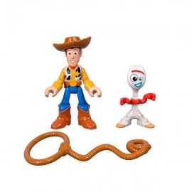 FISHER PRICE IMAGINEXT TOY STORY 4 FIGURAS - WOODY Y FORKY GBG89-JuguetesPlaneta-PREMIUM
