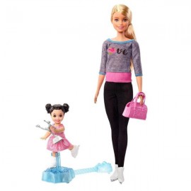BARBIE CONJUNTOS MUÑECAS DE DEPORTES - PATINADORA FXP37-JuguetesPlaneta-PREMIUM