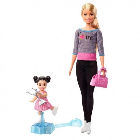 BARBIE CONJUNTOS MUÑECAS DE DEPORTES - PATINADORA FXP37-JuguetesPlaneta-PREMIUM