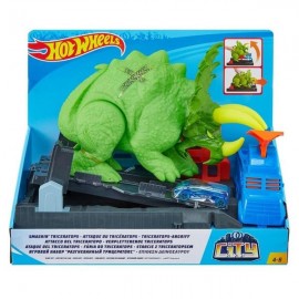 HOT WHEELS TRICERATOPS DESTRUCTOR GBF97-JuguetesPlaneta-PREMIUM