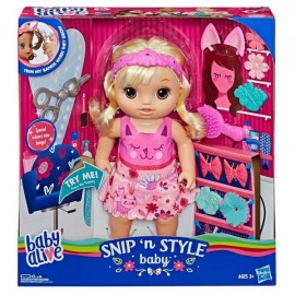 BABY ALIVE BEBÉ CORTES CON ESTILO BL E5241-JuguetesPlaneta-PREMIUM