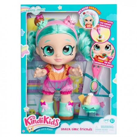 KINDI KIDS MUÑECA - PEPPA-MINT 85620-JuguetesPlaneta-PREMIUM