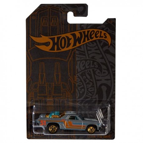 HOT WHEELS TEMATICO SATIN & CHROME - CUSTOM 71 EL CAMINO GHH73-JuguetesPlaneta-PREMIUM