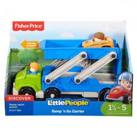 REMOLQUE RAMPA DE CARRERAS LITTLE PEOPLE DRL43-JuguetesPlaneta-PREMIUM