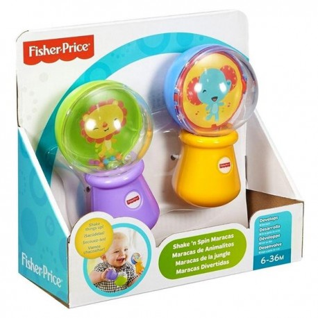 FISHER-PRICE MARACAS DE ANIMALITOS DMC42-JuguetesPlaneta-PREMIUM