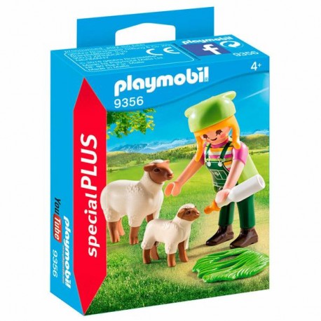GRANJERA CON OVEJAS 9356-JuguetesPlaneta-PREMIUM