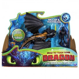 DRAGÓN Y VIKINGO - HICCUP Y TOOTHLESS 6045112-JuguetesPlaneta-PREMIUM