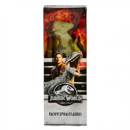 JURASSIC WORLD FIGURA BASICA DE 12" - PACHYCEPHALOSAURUS FMY87-JuguetesPlaneta-PREMIUM