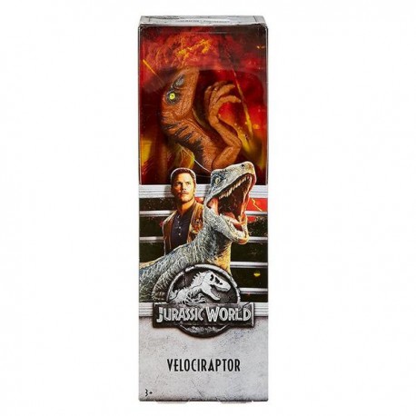 JURASSIC WORLD FIGURA BASICA DE 12" - VELOCIRAPTOR FMY87-JuguetesPlaneta-PREMIUM