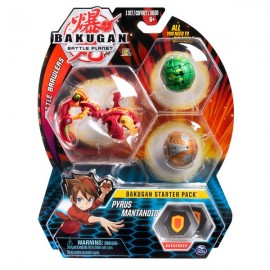 BAKUGAN SET DE INICIO - PYRUS MANTANOID 6045144-JuguetesPlaneta-PREMIUM