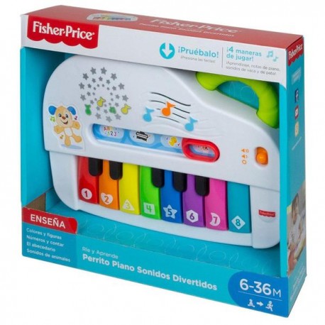 FISHER-PRICE PERRITO PIANO SONIDOS DIVERTIDOS GFX33-JuguetesPlaneta-PREMIUM