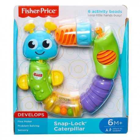FISHER PRICE BRILLIANT BASICS ORUGA CADENA DE COLORES W9834-JuguetesPlaneta-PREMIUM