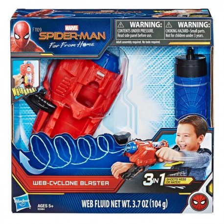 LANZADOR DE TELARAÑAS CYCLONE SPIDER-MAN E5364-JuguetesPlaneta-PREMIUM