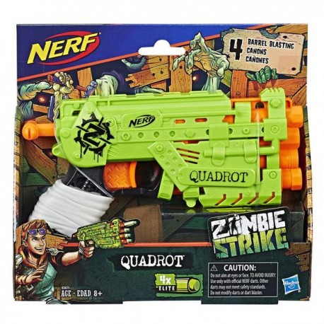 NERF ZOMBIE QUADROT E2673-JuguetesPlaneta-PREMIUM