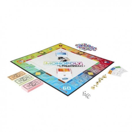 MONOPOLY MILLENIAL E4989-JuguetesPlaneta-PREMIUM