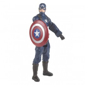 FIGURAS AVENGERS 12" - CAPITÁN AMÉRICA POWER FX E3919-JuguetesPlaneta-PREMIUM
