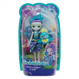ENCHANTIMALS MUÑECAS - PATTER PEACOCK DVH87-JuguetesPlaneta-PREMIUM