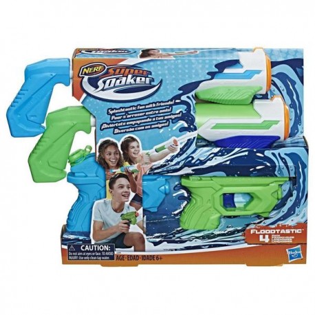 NERF SUPER SOAKER FLOODTASTIC 4PK E2999-JuguetesPlaneta-PREMIUM