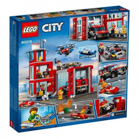 PARQUE DE BOMBEROS - LEGO CITY 60215-JuguetesPlaneta-PREMIUM