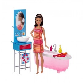 BARBIE MUÑECA Y MUEBLES DVX51-JuguetesPlaneta-PREMIUM