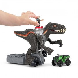 FISHER-PRICE IMAGINEXT INDORRAPTOR MOTORIZADO FMX86-JuguetesPlaneta-PREMIUM