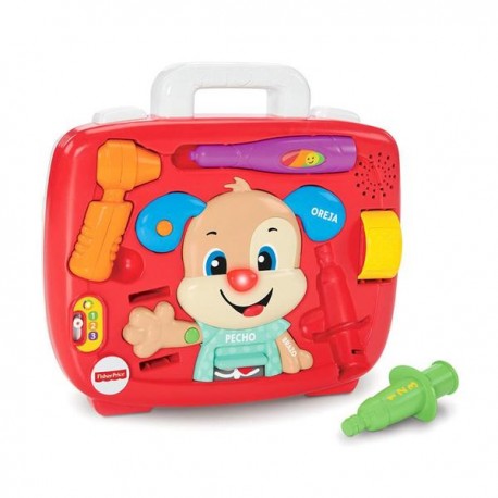 FISHER-PRICE RIE Y APRENDE PERRITO BOTIQUÍN MÉDICO FPR01-JuguetesPlaneta-PREMIUM