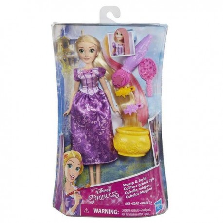 MUÑECA PRINCESAS RAPUNZEL CABELLO MAGICO E0064-JuguetesPlaneta-PREMIUM