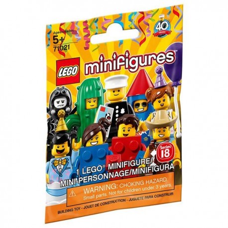 MINIFIGURAS 18 EDICIÓN: FIESTA 71021-JuguetesPlaneta-PREMIUM