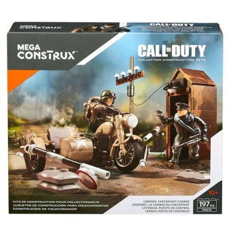 MEGA CONSTRUX WW2 SIDECAR CHECKPOINT FMG16-JuguetesPlaneta-PREMIUM
