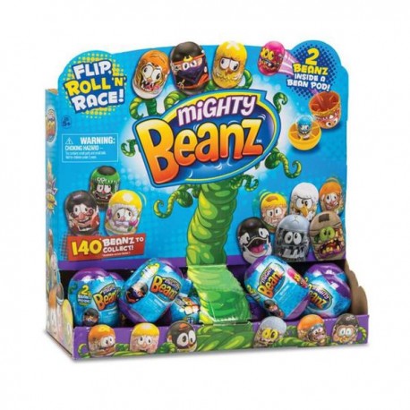 MIGHTY BEANZ S1 2PK CDU 81711-JuguetesPlaneta-Bandai