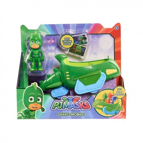 HÉROES EN PIJAMA VEHÍCULOS - GECKO MOVIL 83437-JuguetesPlaneta-Bandai