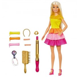 BARBIE FASHIONISTA PEINADOS DE ENSUEÑO GBK24-JuguetesPlaneta-Barbie