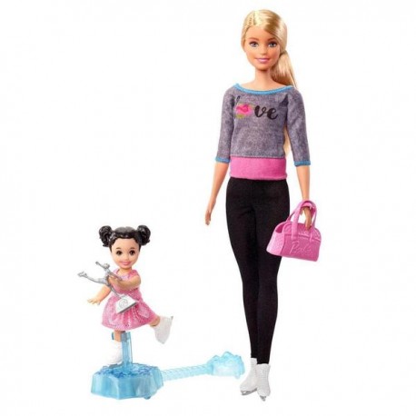 BARBIE CONJUNTOS MUÑECAS DE DEPORTES - PATINADORA FXP37-JuguetesPlaneta-Barbie