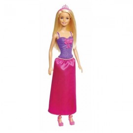 BARBIE PRINCESA BÁSICA - MORADO DMM06-JuguetesPlaneta-Barbie