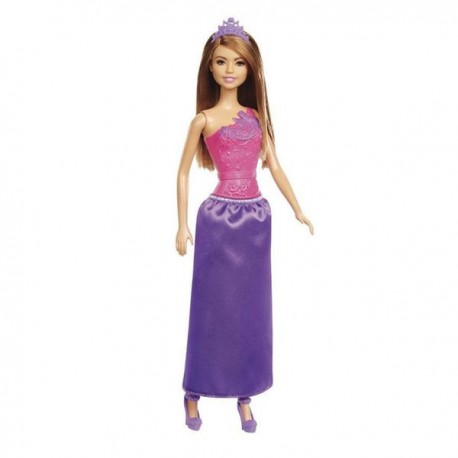 BARBIE PRINCESA BÁSICA - ROSA DMM06-JuguetesPlaneta-Barbie