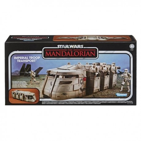 STAR WARS THE VINTAGE COLLECTION THE MANDALORIAN TRANSPORTE DE TROPAS IMPERIALES E7547-JuguetesPlaneta-PREMIUM